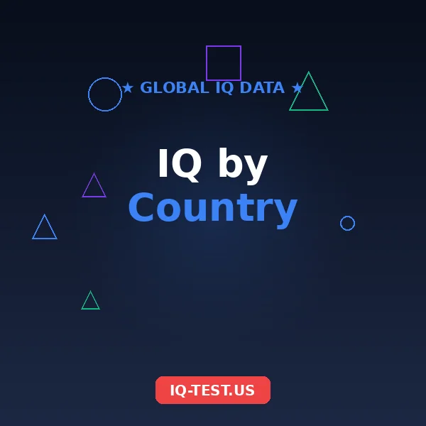 World map illustration for national IQ data